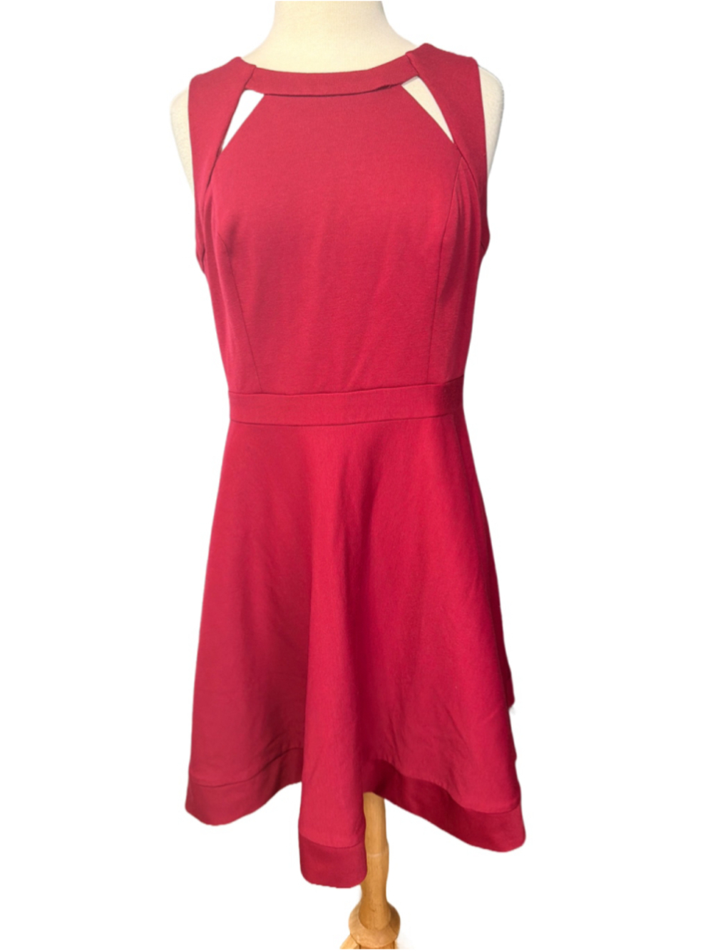 MBN Red Cutout Sleeveless Dress XL